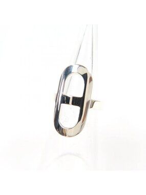 Hermes Ever Chaine D'ancre PM Ring Silver